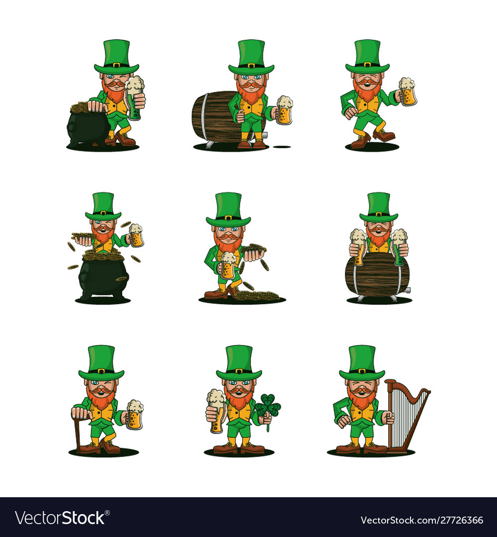 Buncle saint patricks day celebration icons