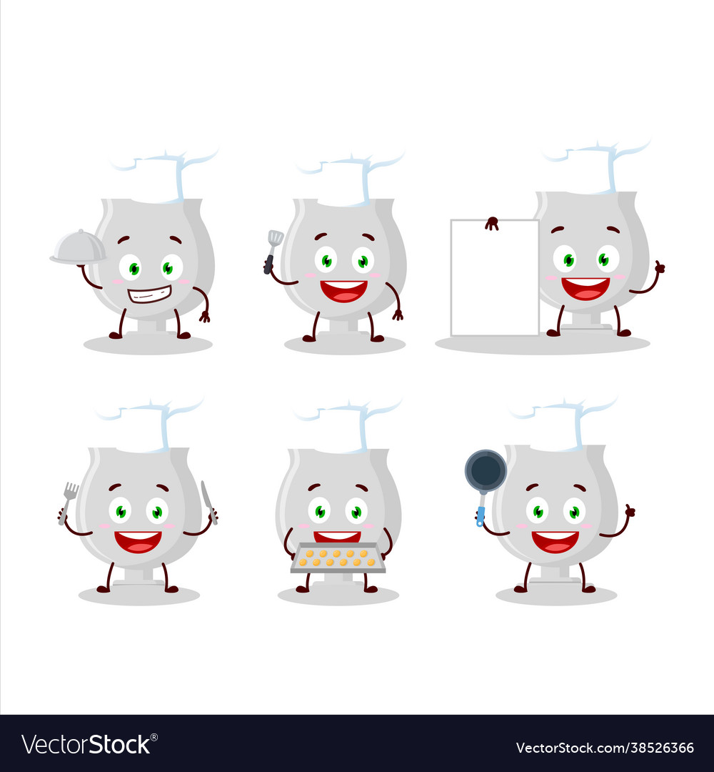 Cartoon character silver trophy with various Vector Image Cartoon character silver trophy with various Vector Image