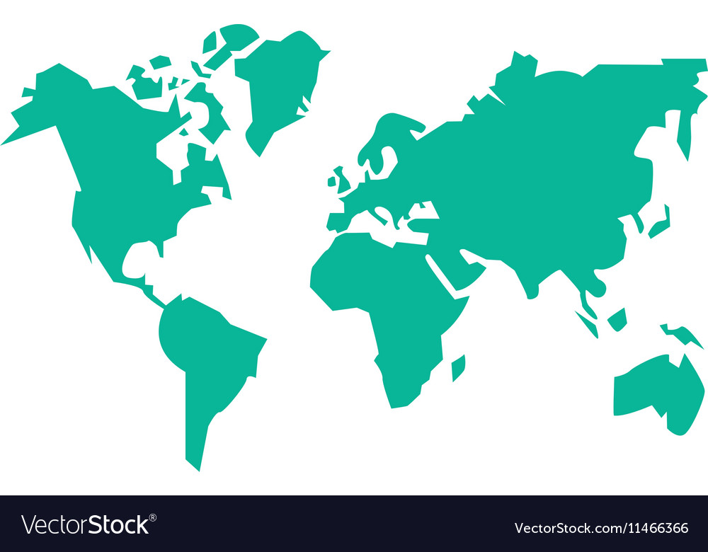 Earth Continent Map Icon