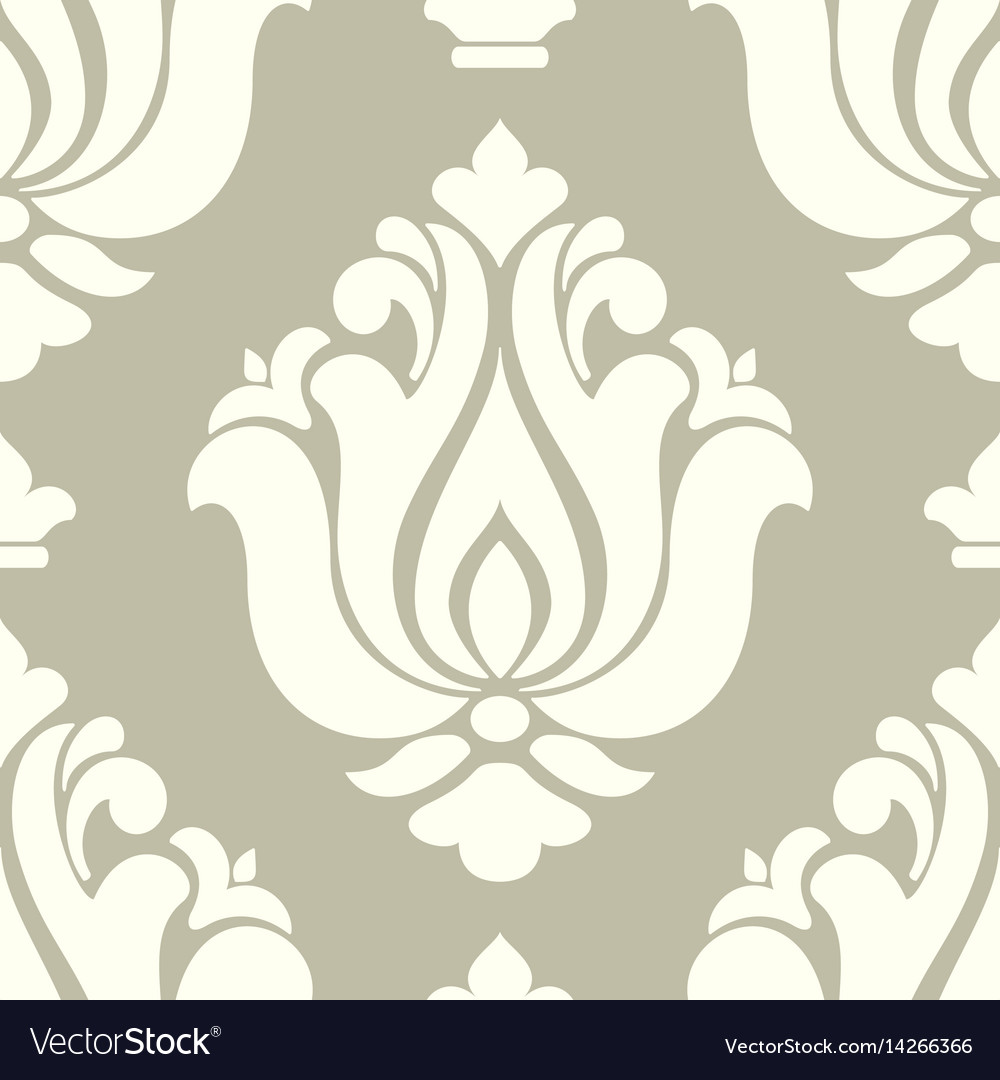 Elegantes florales Damaskmuster