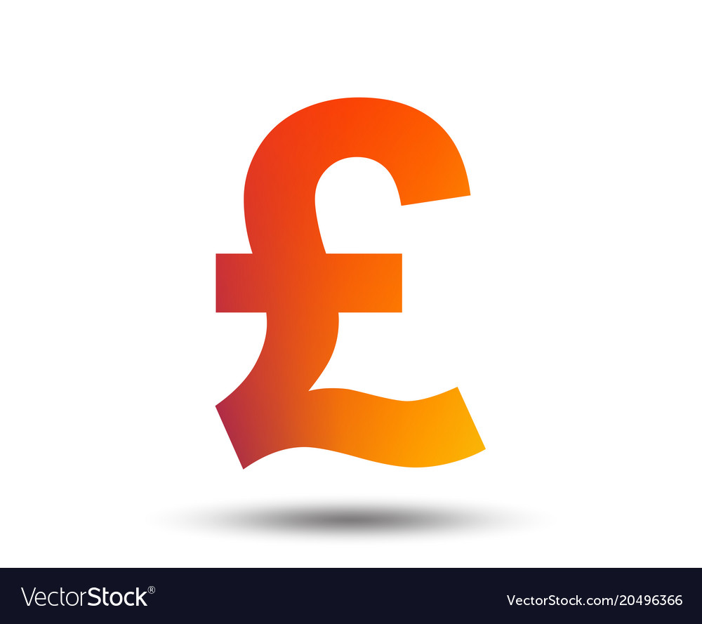 Pound sign icon gbp currency symbol