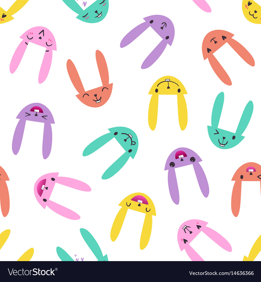 Rabbit seamless pattern-02