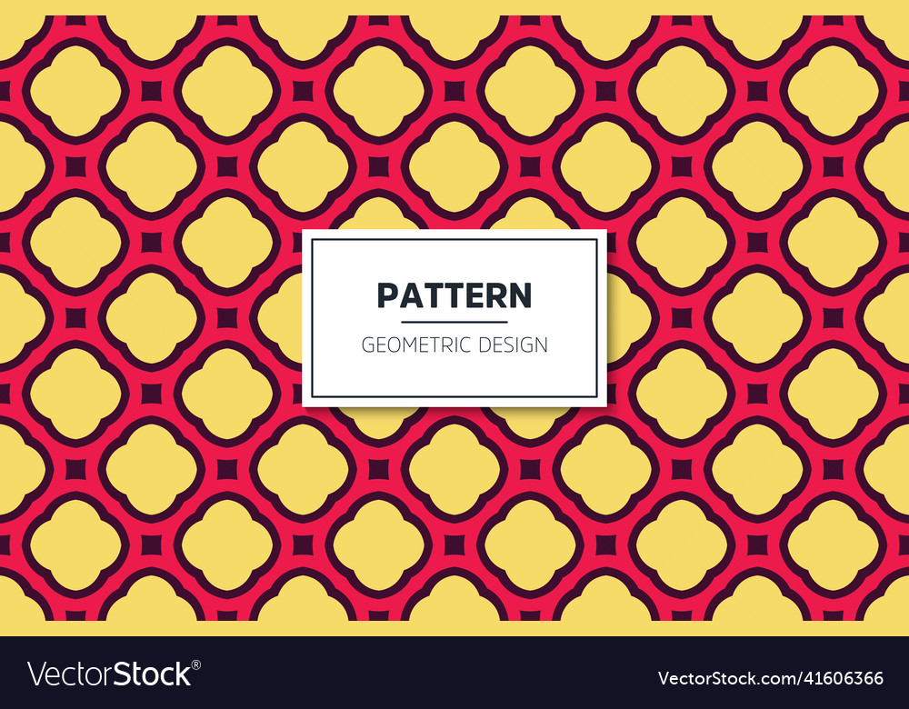 Seamless pattern with simple colorful geometric