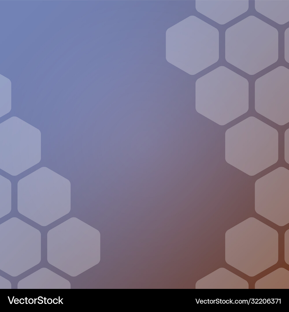 Abstract background with hexagons Royalty Free Vector Image