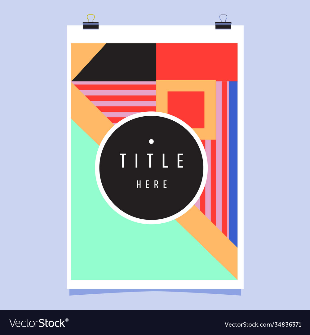 Abstract colorful geometric pattern background