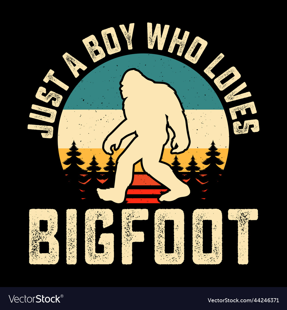 Bigfoot Sasquatch T-Shirt - Vintage Style