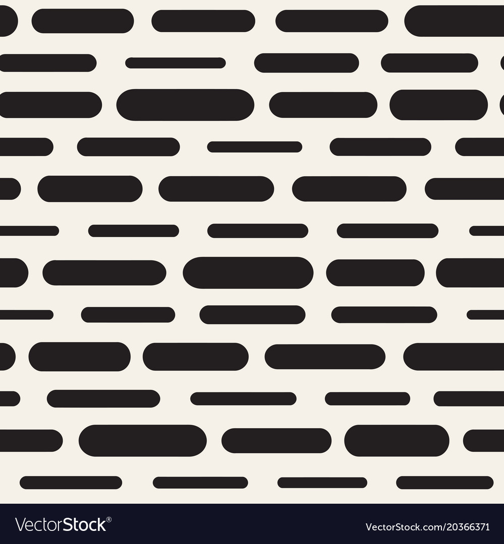 Black and white irregular rounded dashed lines