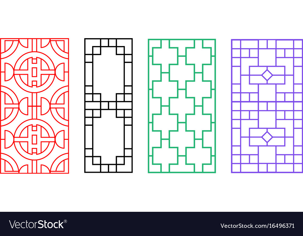 Chinese Lattice Patterns