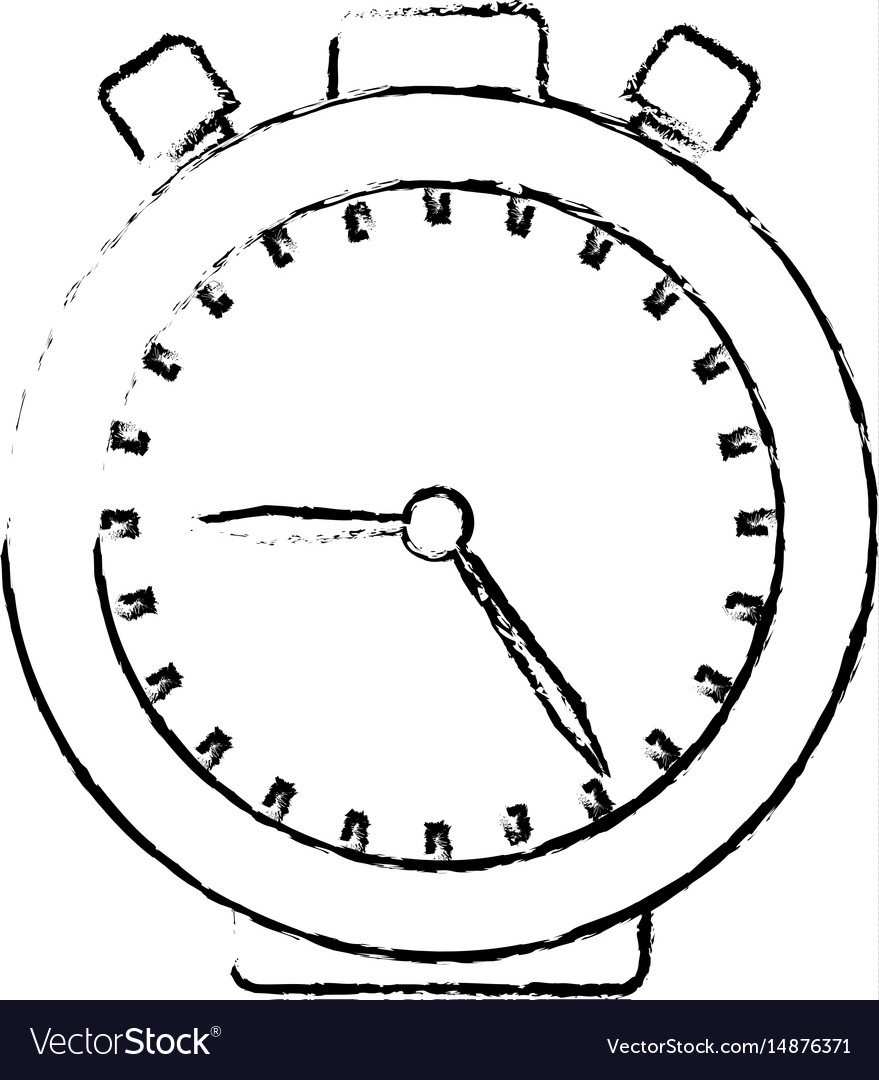 Chronometer device isolated icon