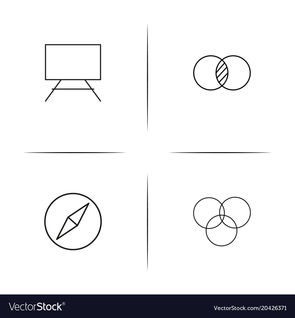 Creative process and design simple linear icon