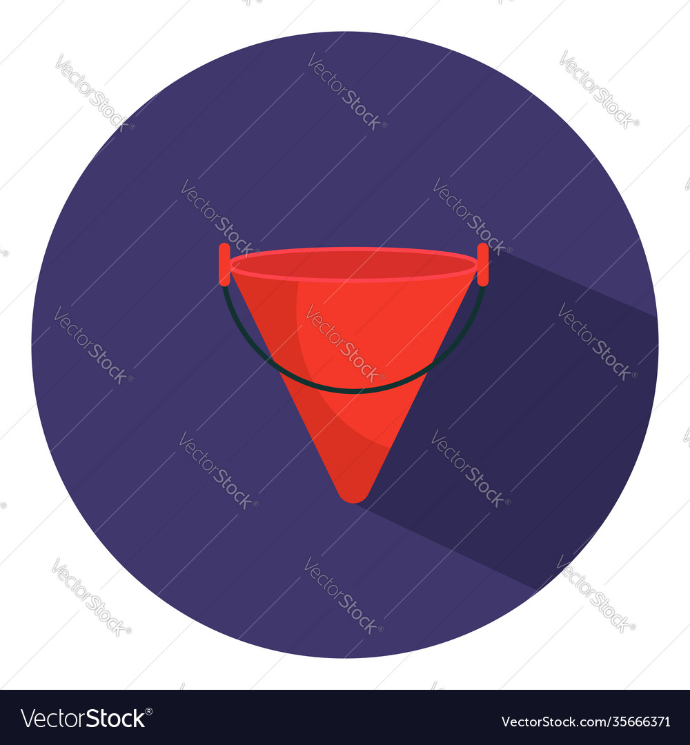 Fire cone on a white background Royalty Free Vector Image