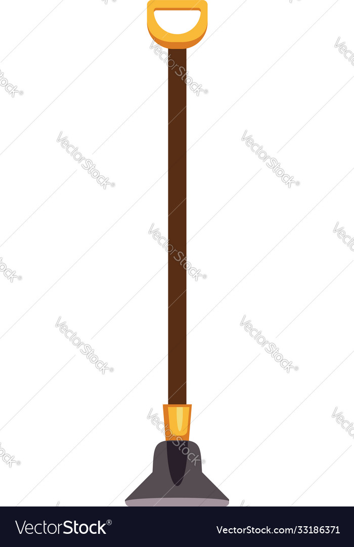 Garden hoe icon cartoon style Royalty Free Vector Image