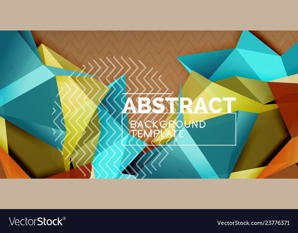 Low poly design 3d triangular shape background