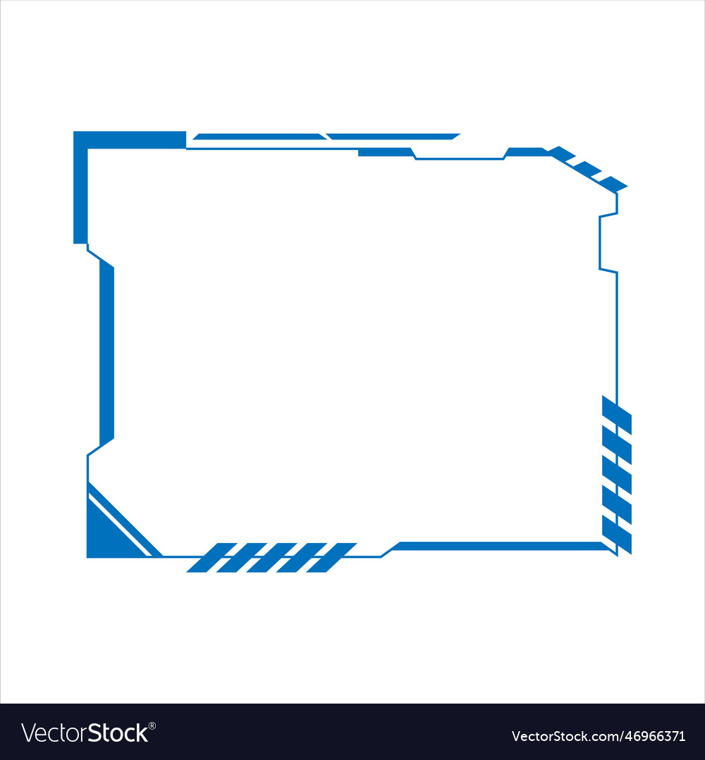 Technology digital frame Royalty Free Vector Image