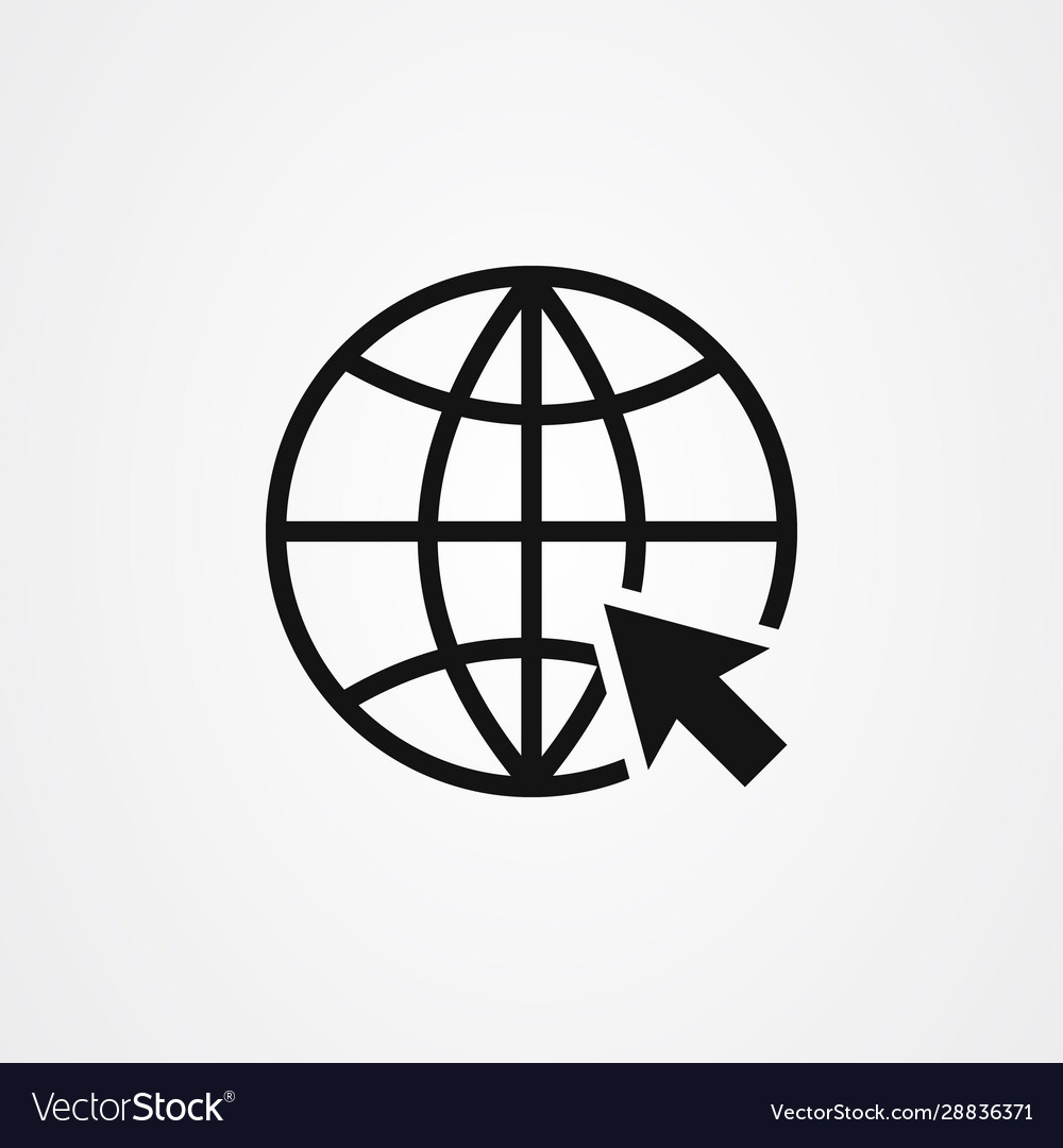 Web icon design website symbol