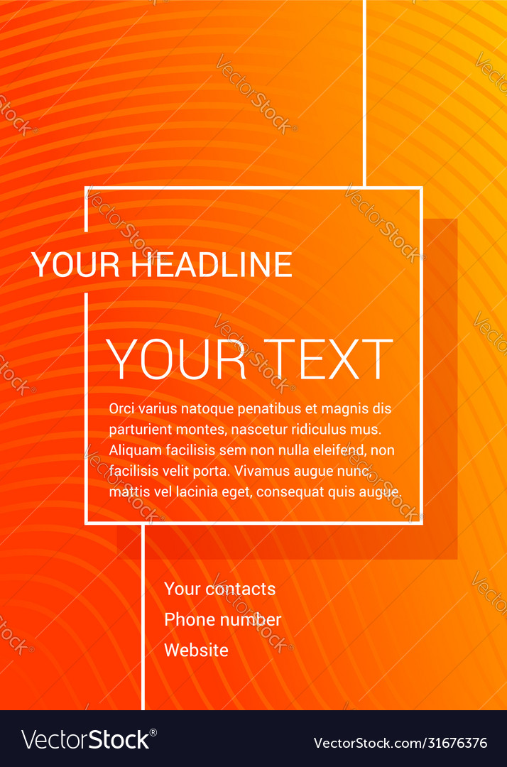 Abstract background with sample text