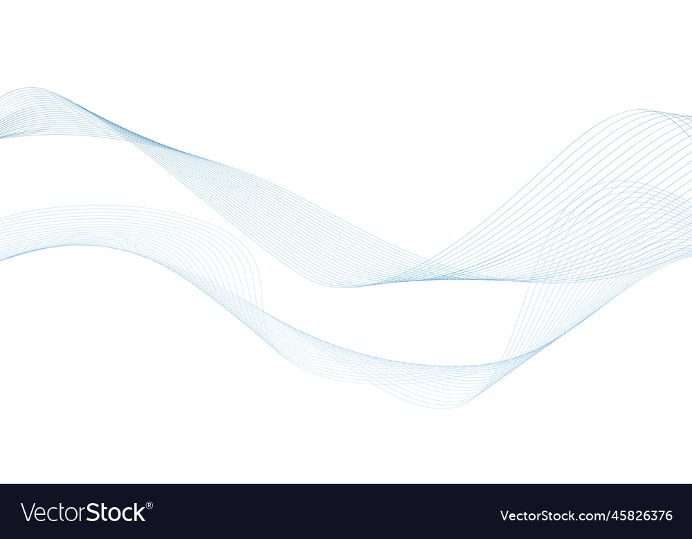 Abstract colorful wave element for design vector image Abstract colorful wave element for design