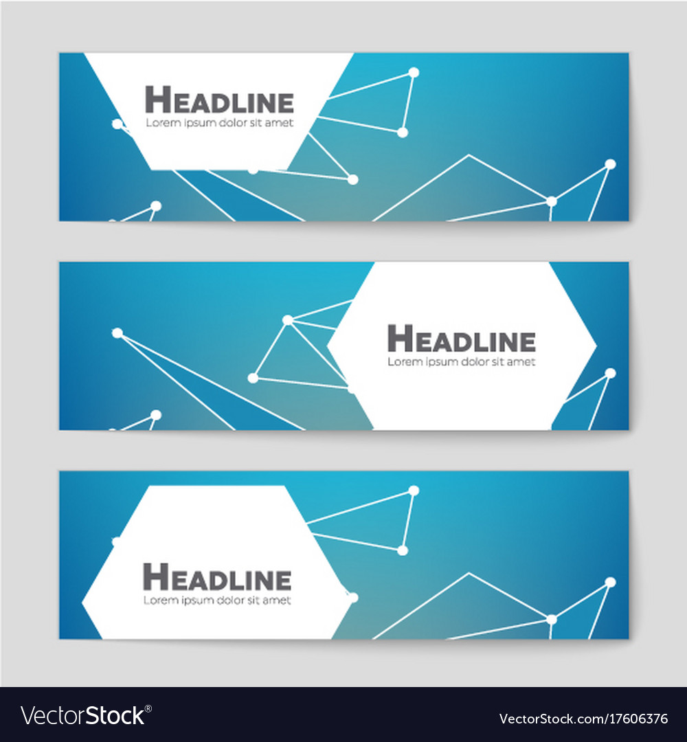Abstract layout background set for art