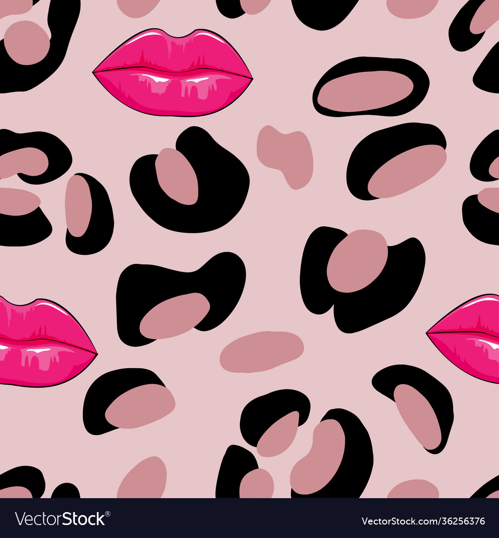 Abstract Leopard Print Pattern