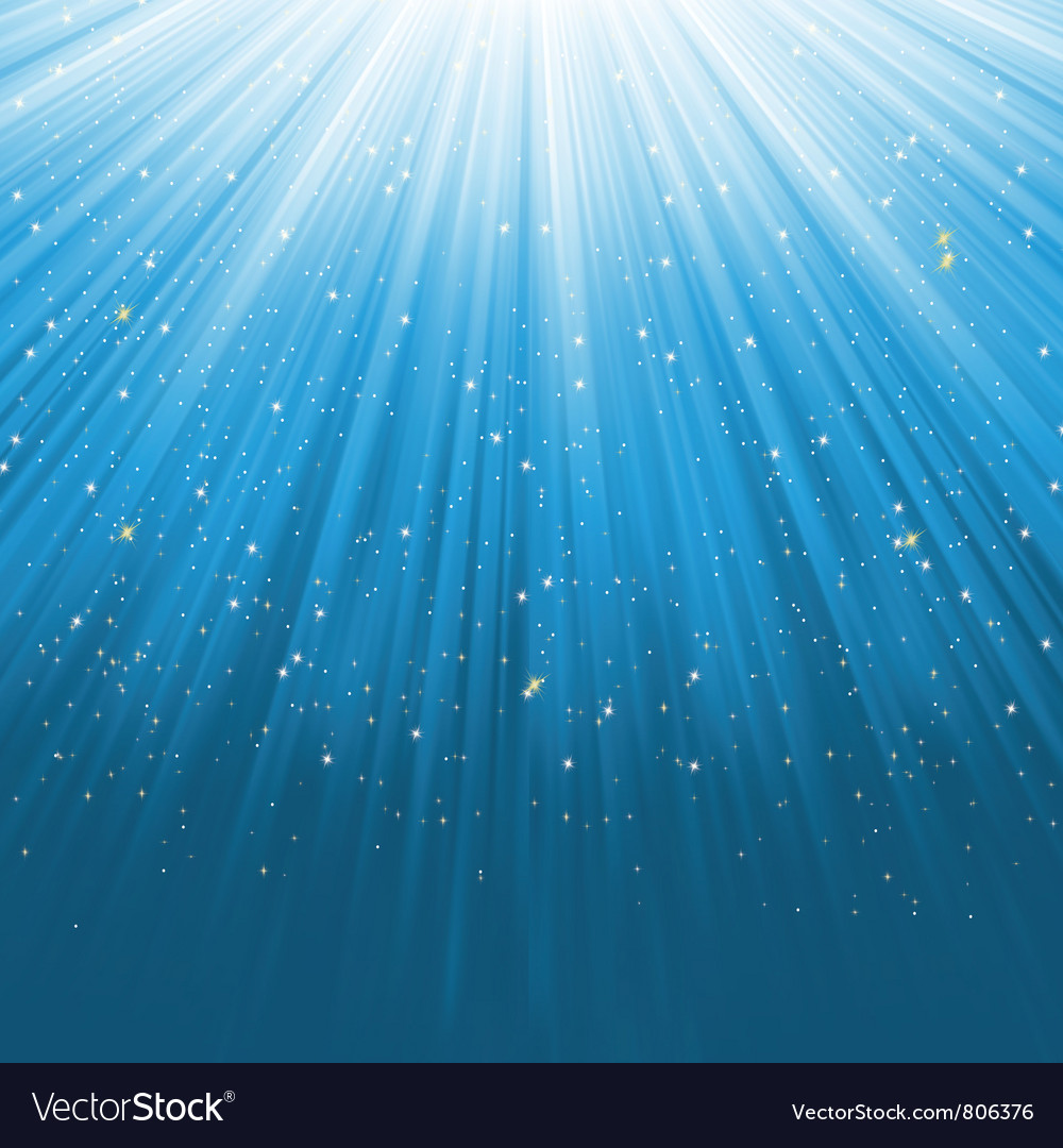 Blue light burst Royalty Free Vector Image - VectorStock