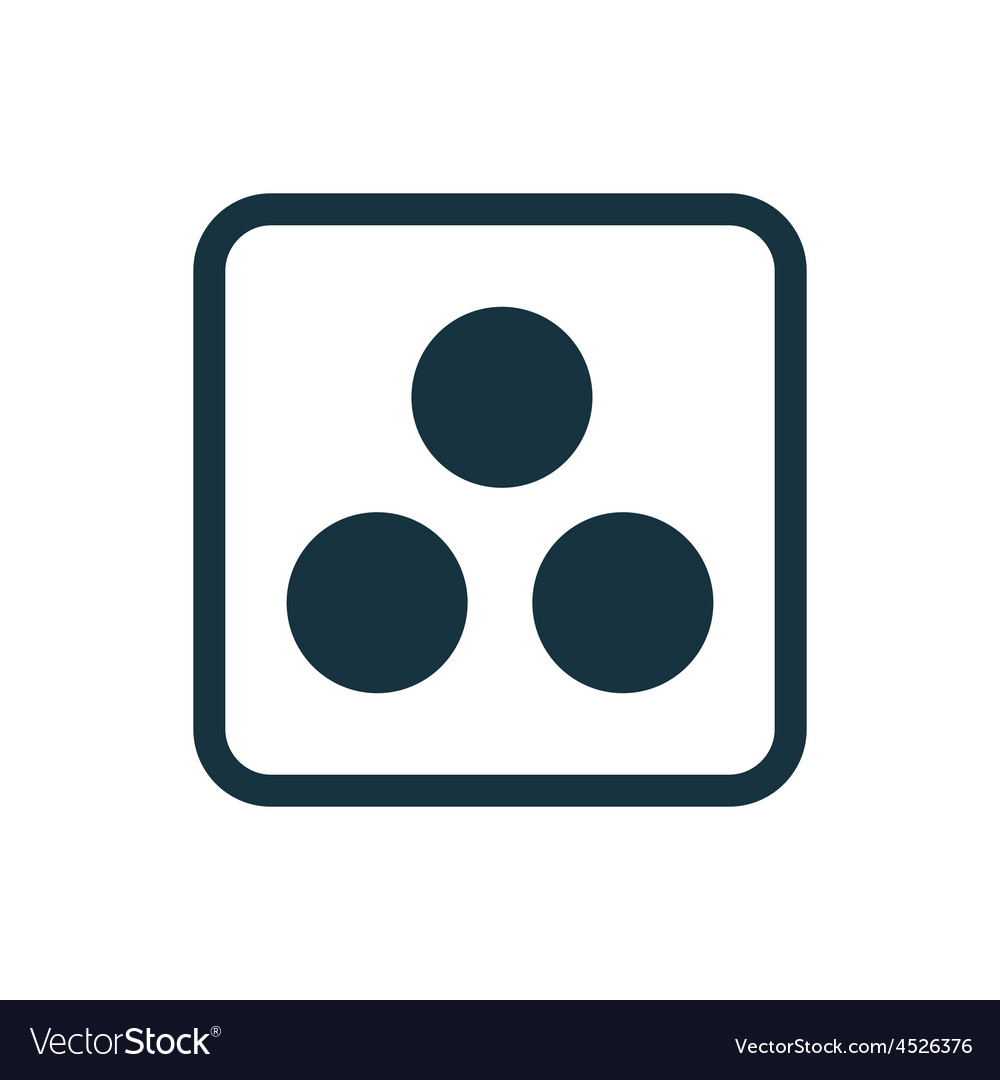 Circle diagram icon rounded squares button