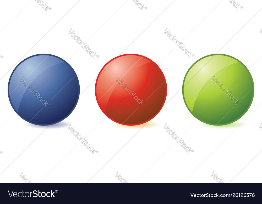 Color spheres vector image Color spheres
