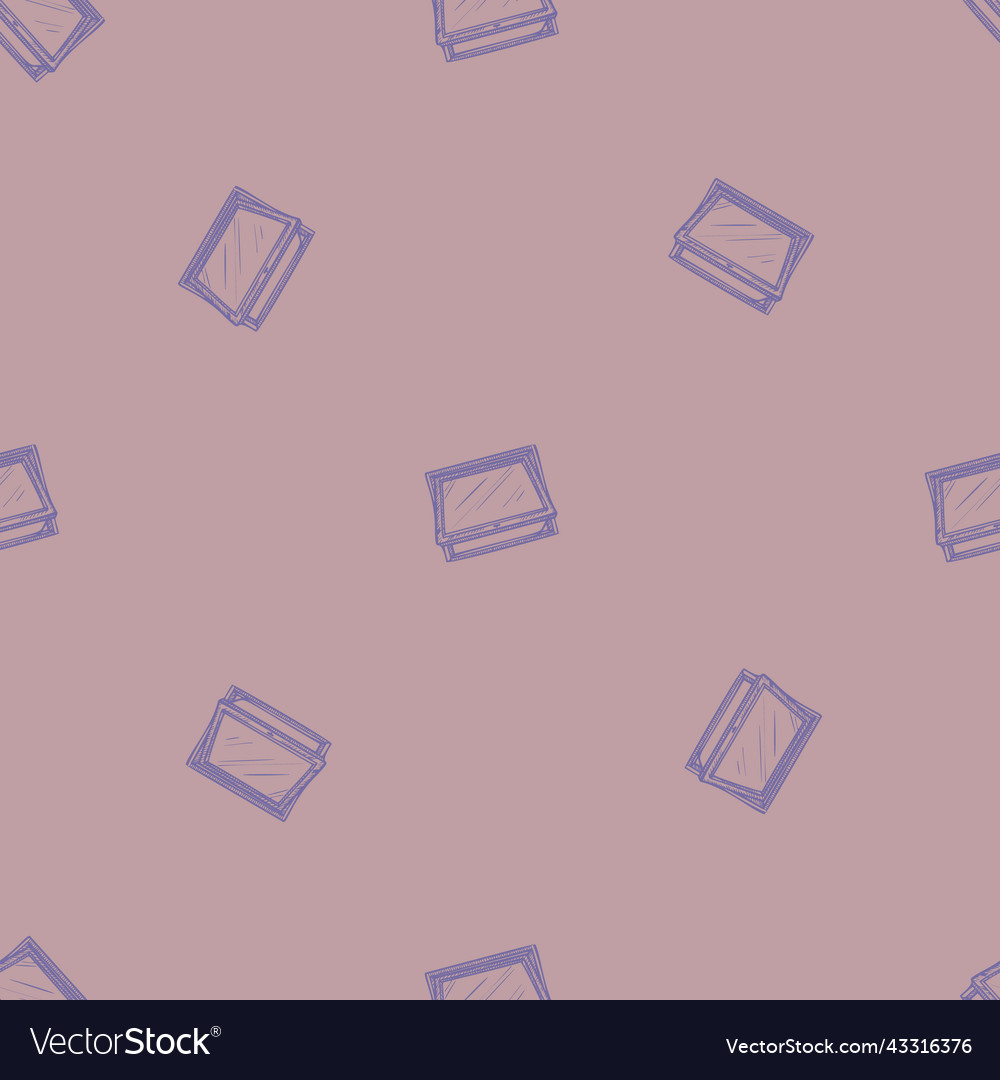 Opened window lean forward seamless pattern retro Vector Image Opened window lean forward seamless pattern retro