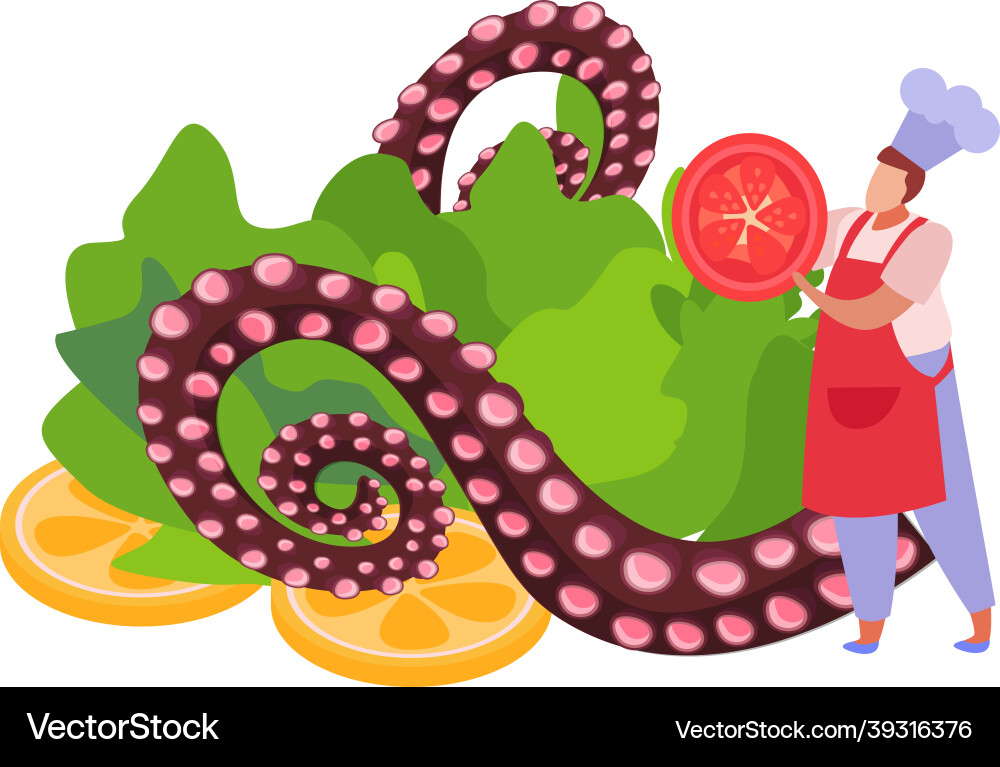 Professional kitchen flat icon Royalty Free Vector Image