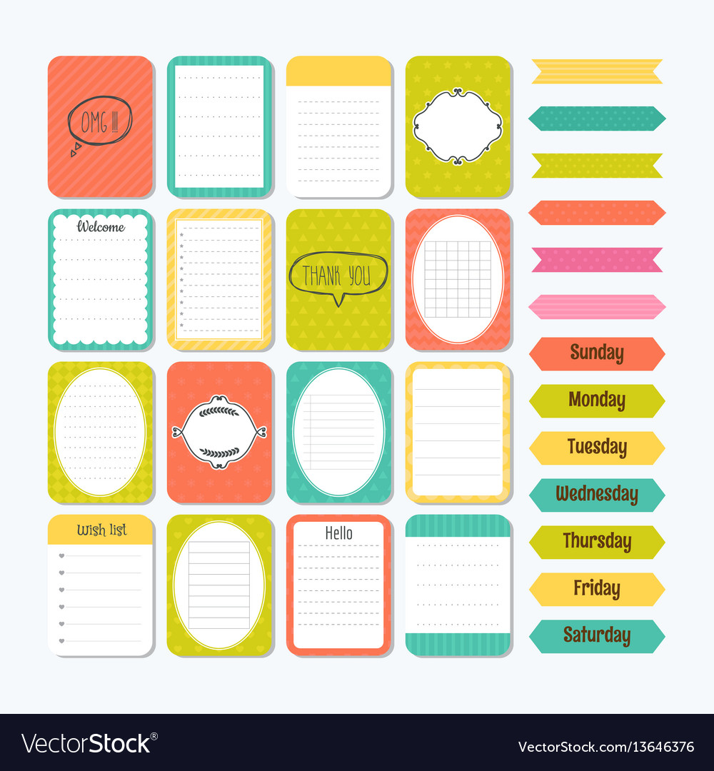 Notebook Label Template - Detrester.com