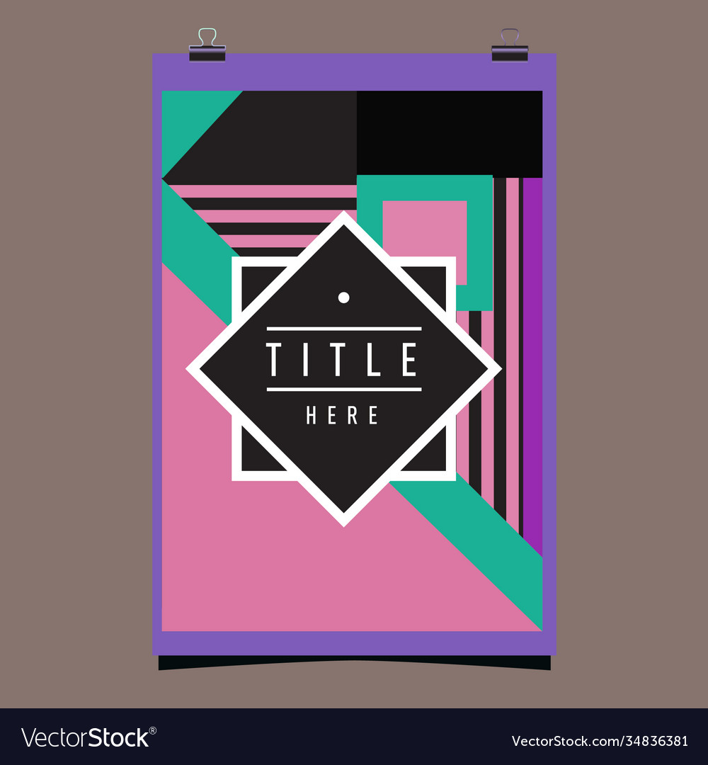 Abstract colorful geometric pattern background