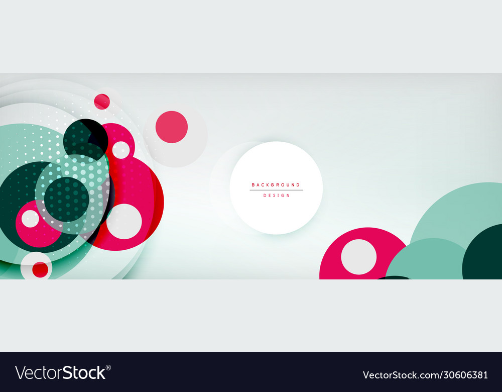 Dynamic Circle Abstract Background