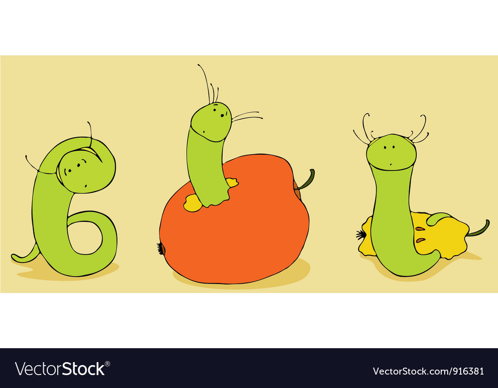 Green worm