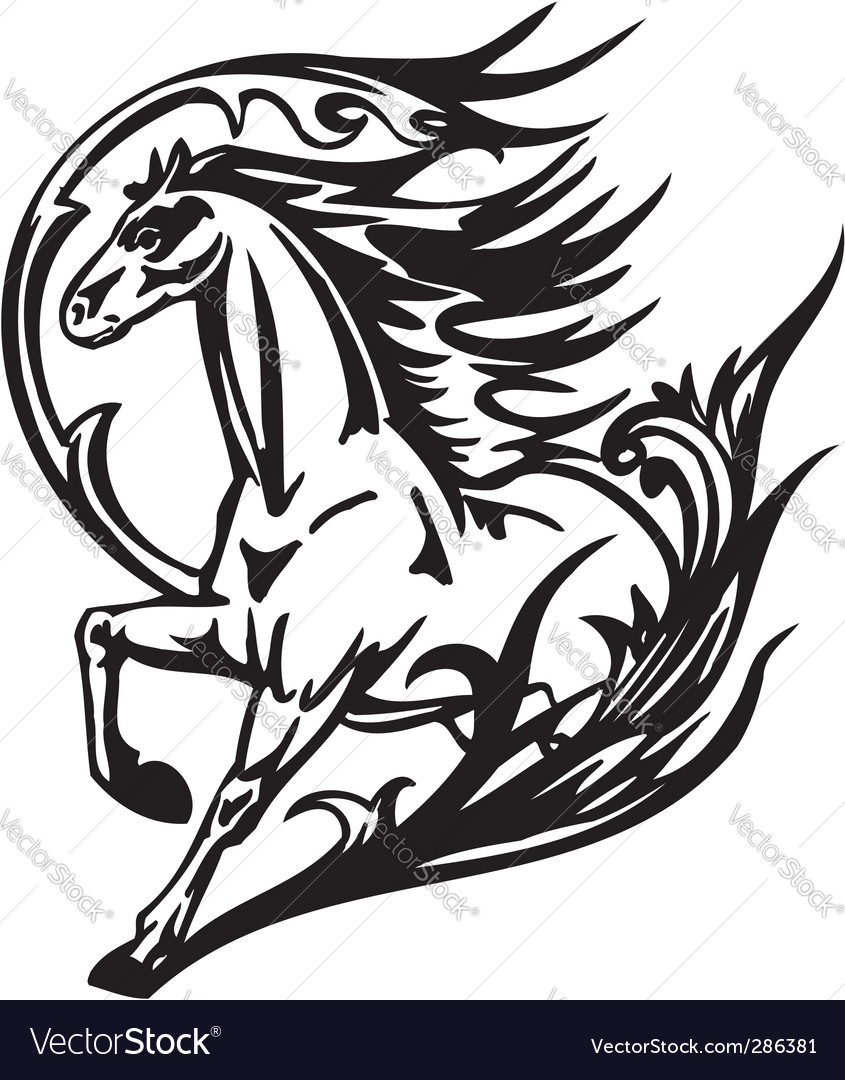 Horse Royalty Free Vector Image - VectorStock