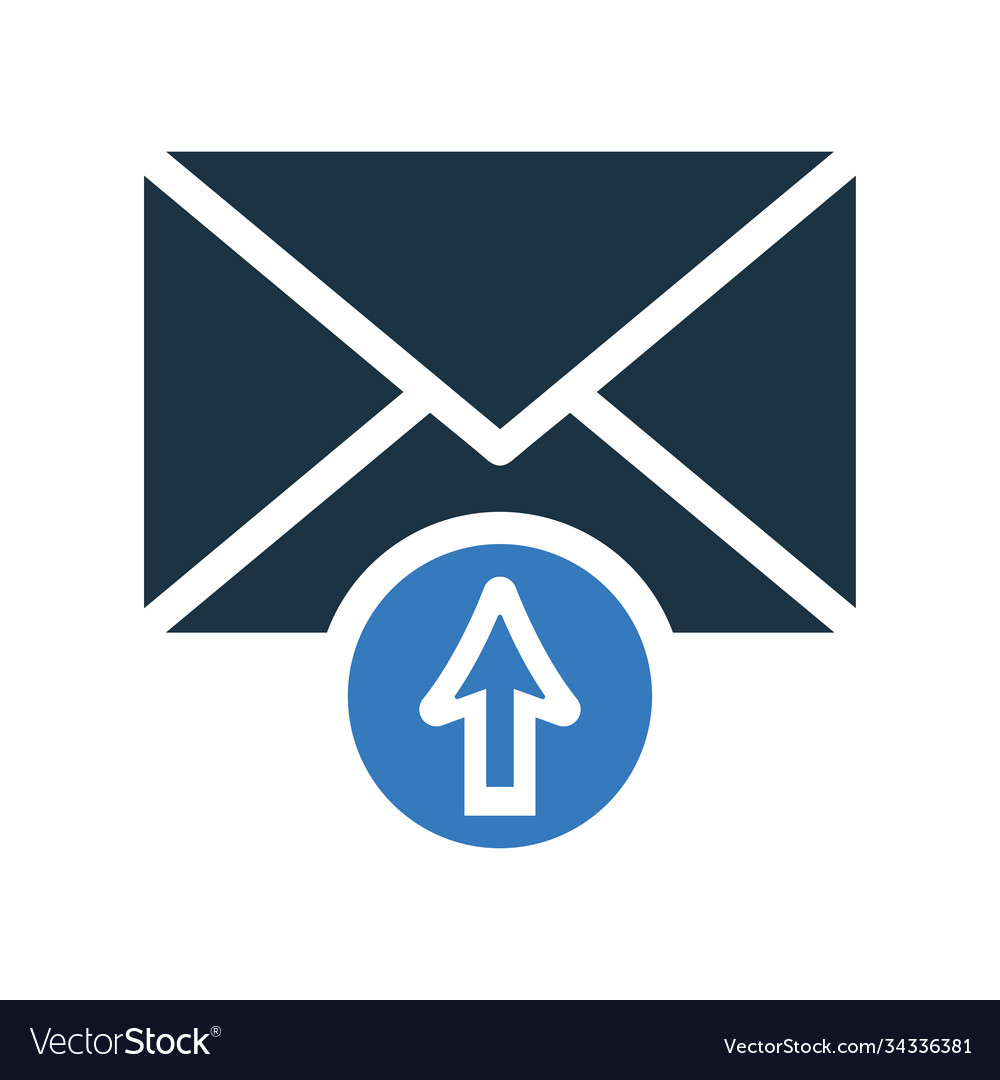 Mail message send icon graphics