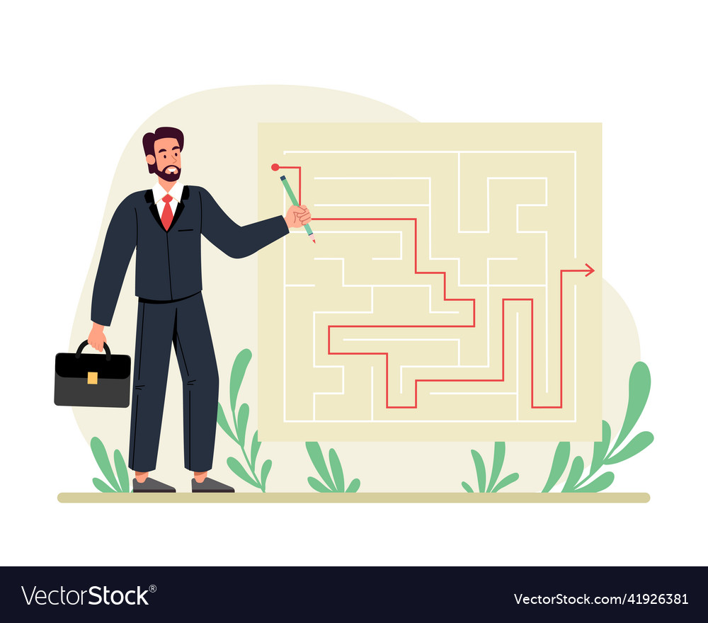 Solving labyrinth concept