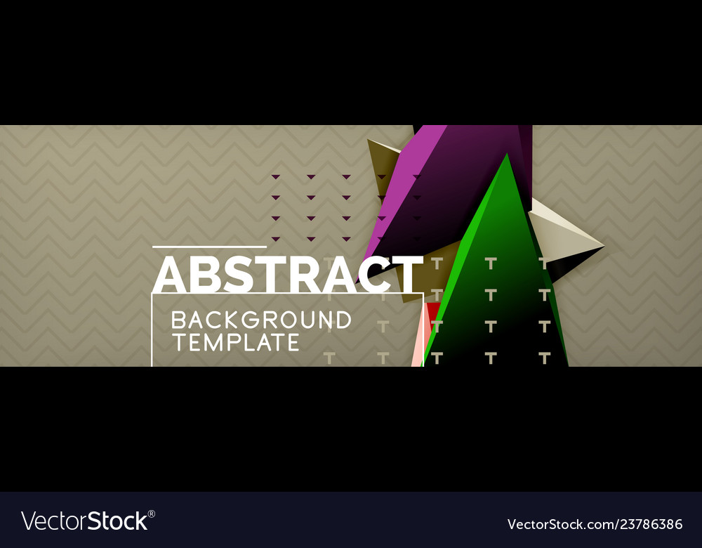 3d triangular minimal abstract background vector image 3d triangular minimal abstract background