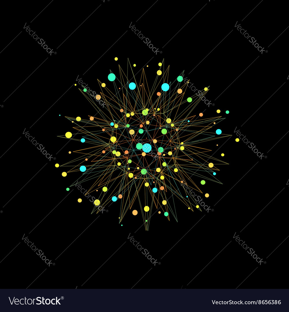 Abstract 3d design element emblem