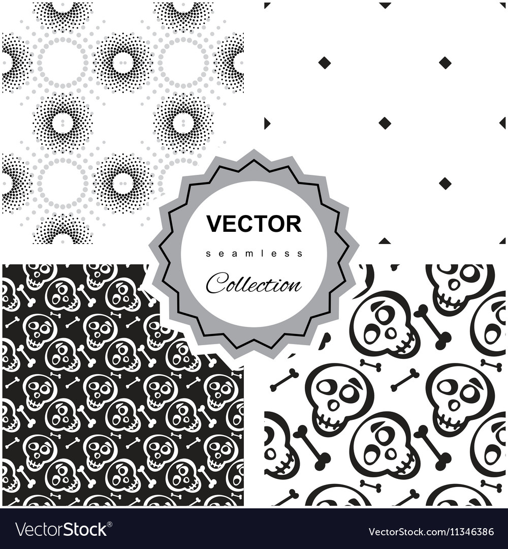 Ddoodle abstract seamless pattern collection