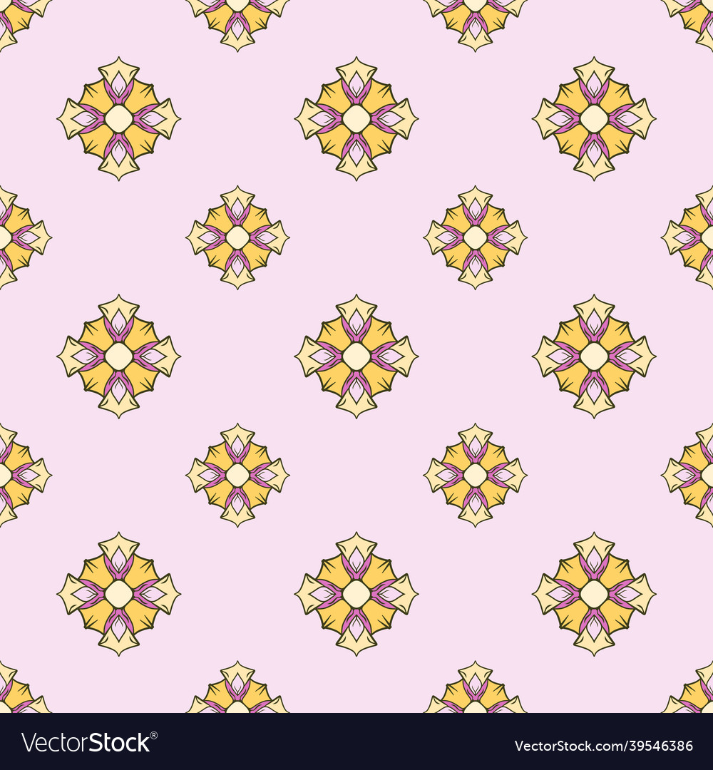 Fabric repeat pattern seamless patterns vector image Fabric repeat pattern seamless patterns