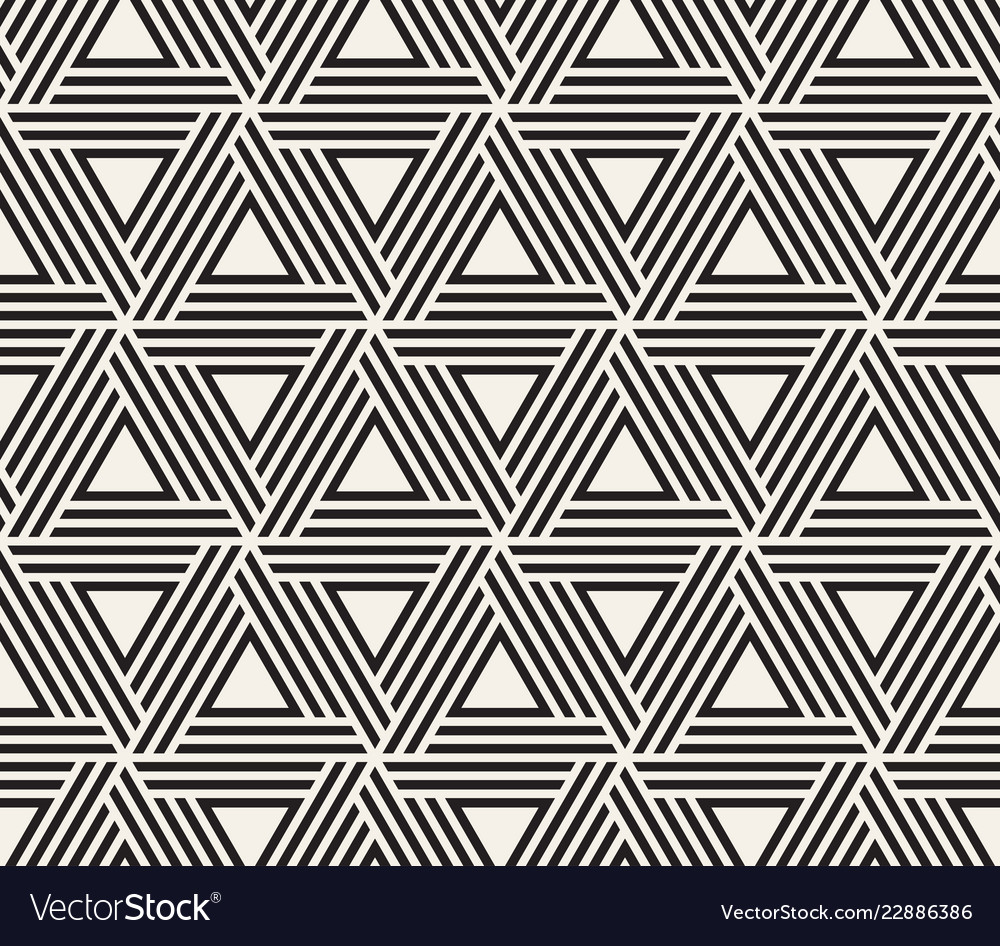 Modern Geometric Pattern - Striped Tiles
