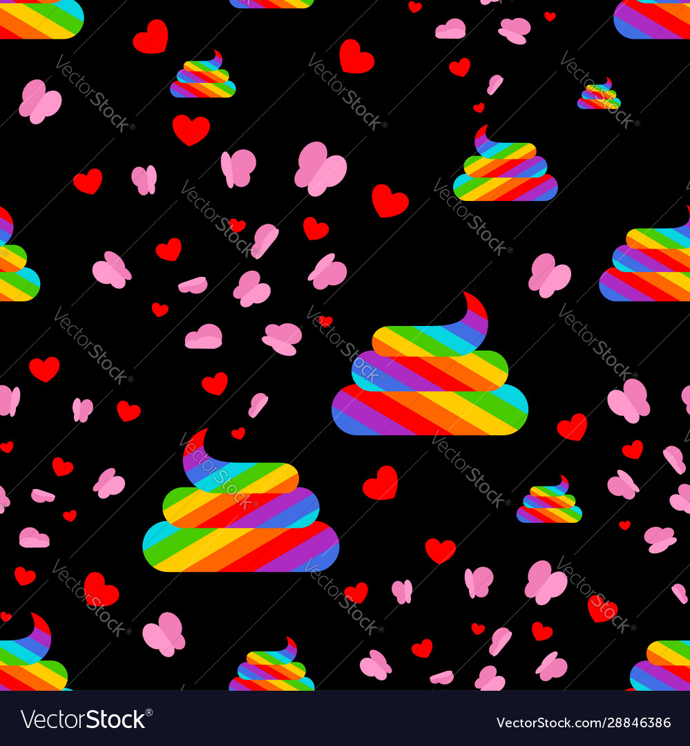 Shit unicorn and butterfly pattern seamless Vector Image Shit unicorn and butterfly pattern seamless