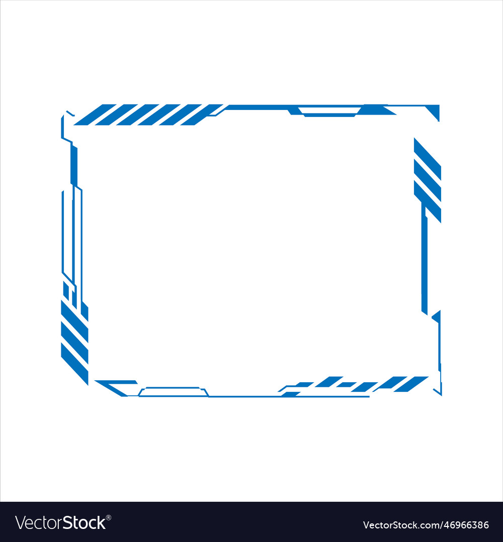 Technology digital frame Royalty Free Vector Image