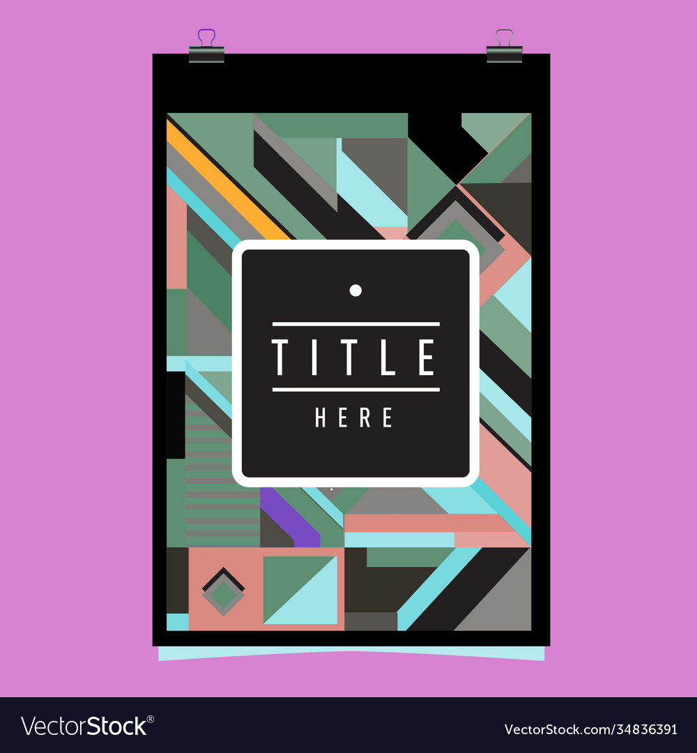 Abstract colorful geometric pattern background