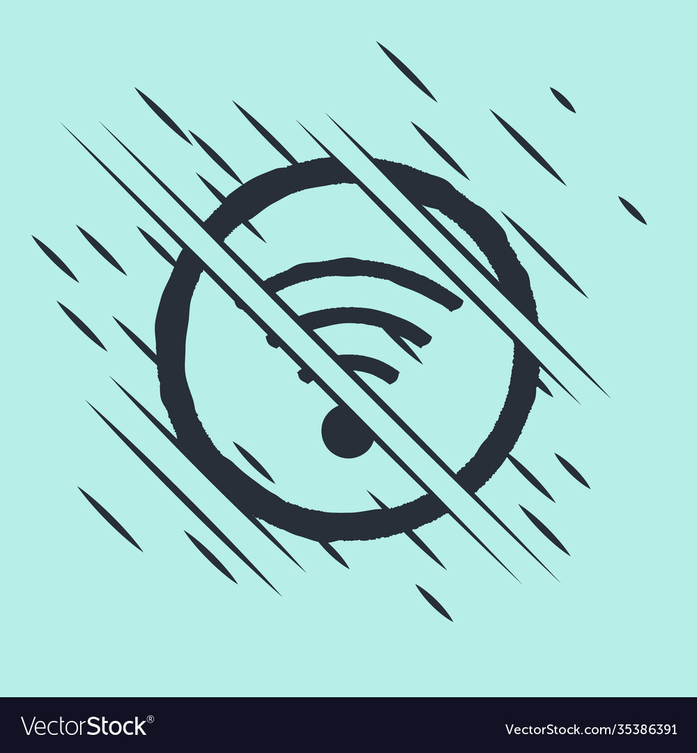 Black wi-fi wireless internet network symbol icon