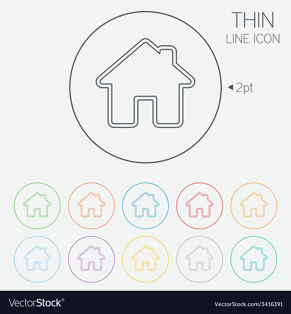 Home sign icon main page button navigation