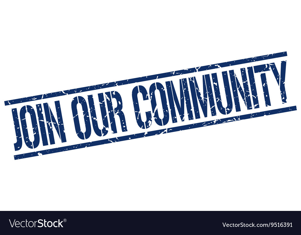 Join our community stamp