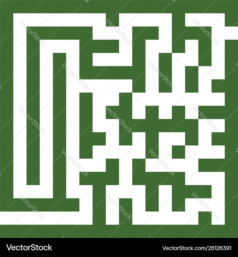 Maze two Royalty Free Vector Image - VectorStock