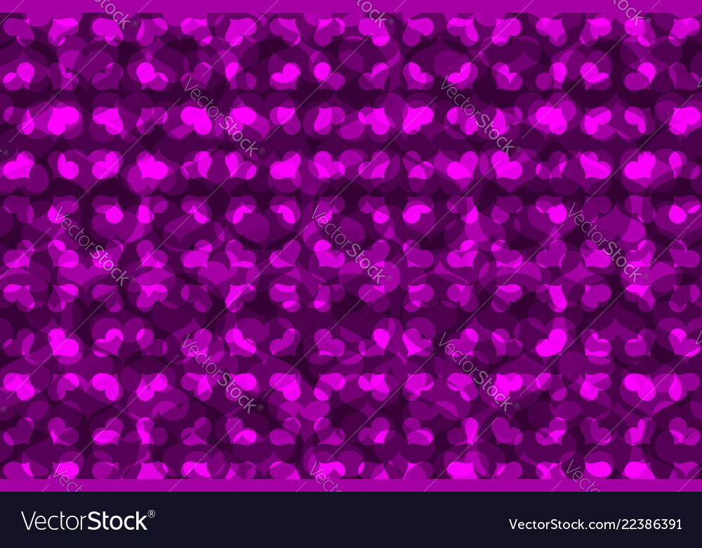 Purple heart pattern