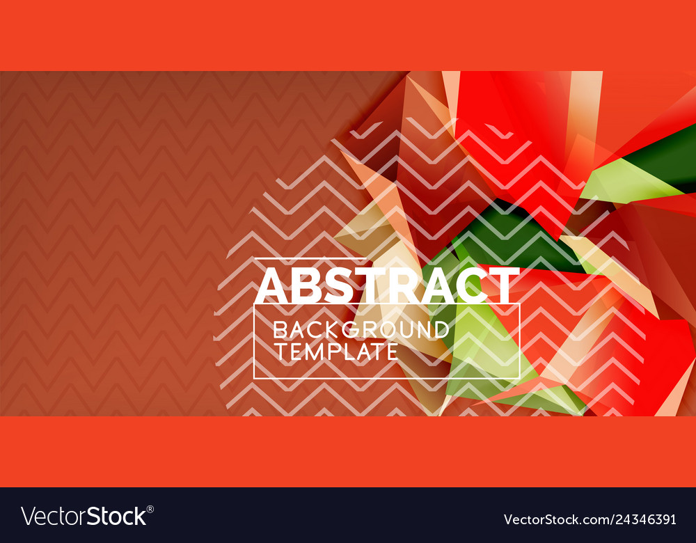 Triangular low poly background design