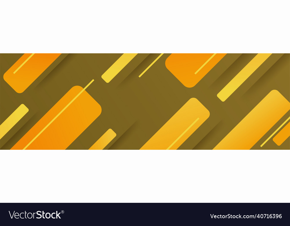 Abstract brown and orange banner background